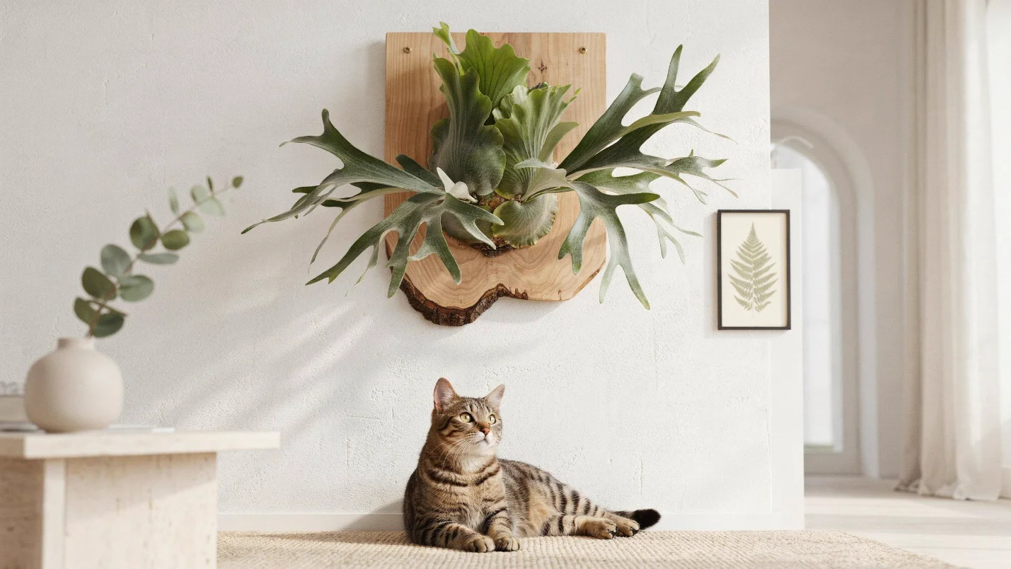 Staghorn Fern (Platycerium species)